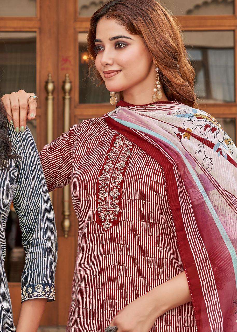 Alok suit super girl 2 Casual dress materials wholesale