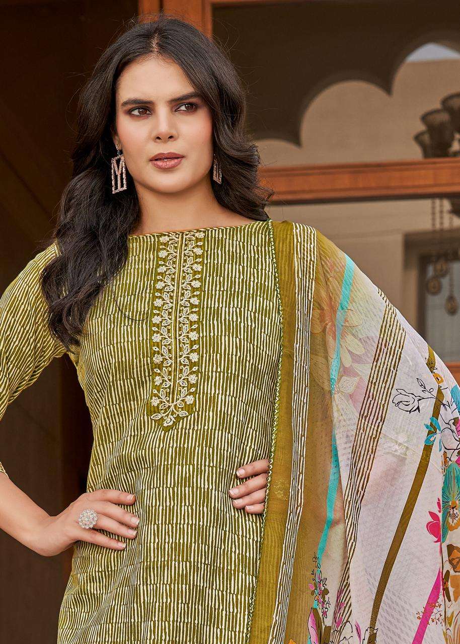 Alok suit super girl 2 Casual dress materials wholesale