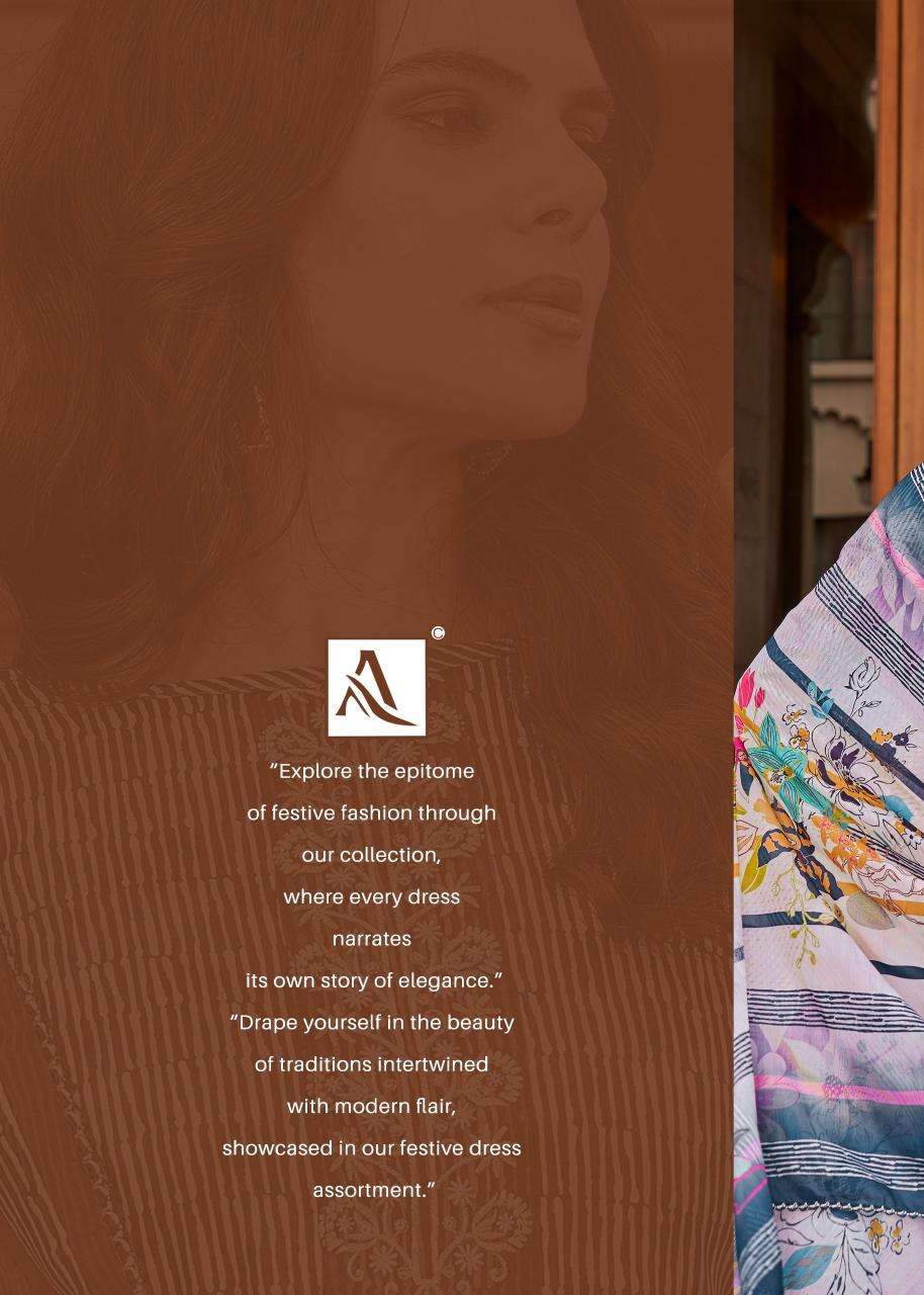 Alok suit super girl 2 Casual dress materials wholesale