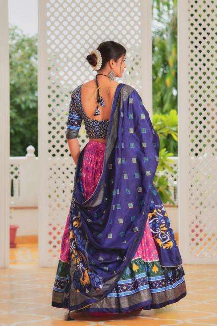 Amisha vol 2 Tussar Silk Lehenga choli exporters in India