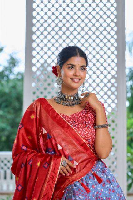 Amisha vol 2 Tussar Silk Lehenga choli exporters in India