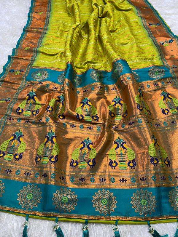 Anokhi paithani soft silk zari Surat saree designs