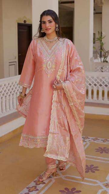 ASTHA D.NO-AC-7044 JIMMY CHOO SILK Kurti wholesale traders in Mumbai