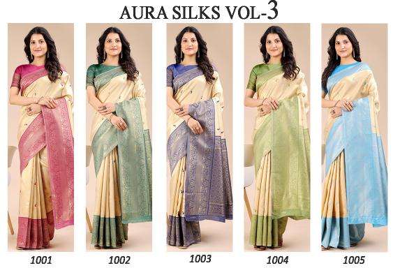 ASTITA AURA SILKS VOL 3 Wholesale saree market in India