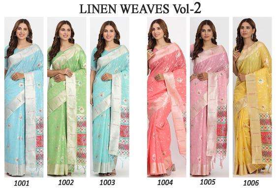 Astita LINEN WEAVES VOL 2 Wholesale saree dealers in India