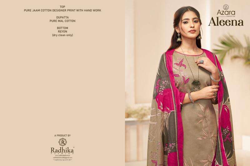 Azara aleena Printed dress material suppliers in Kolkata