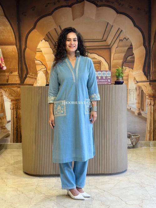 Beautiful cotton slub Ladies kurti wholesale