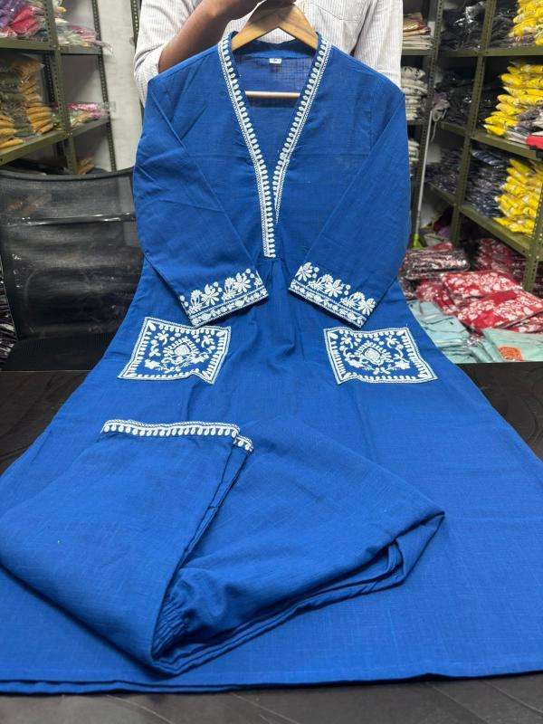 Beautiful cotton slub Ladies kurti wholesale