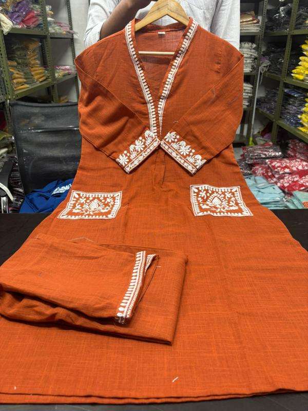Beautiful cotton slub Ladies kurti wholesale
