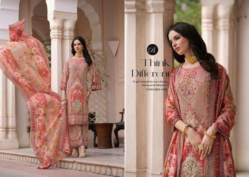 Belliza designer studio shaheen vol 5 Wholesale dress materials for party wear