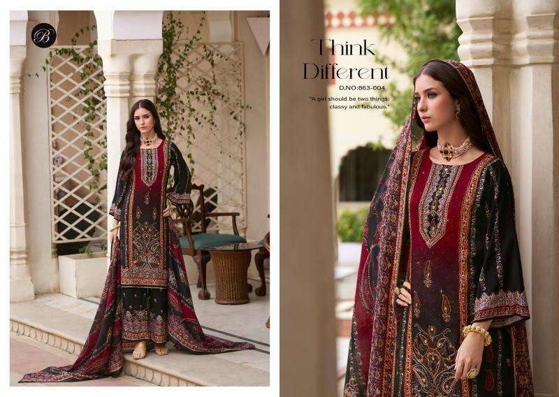 Belliza designer studio shaheen vol 5 Wholesale dress materials for party wear
