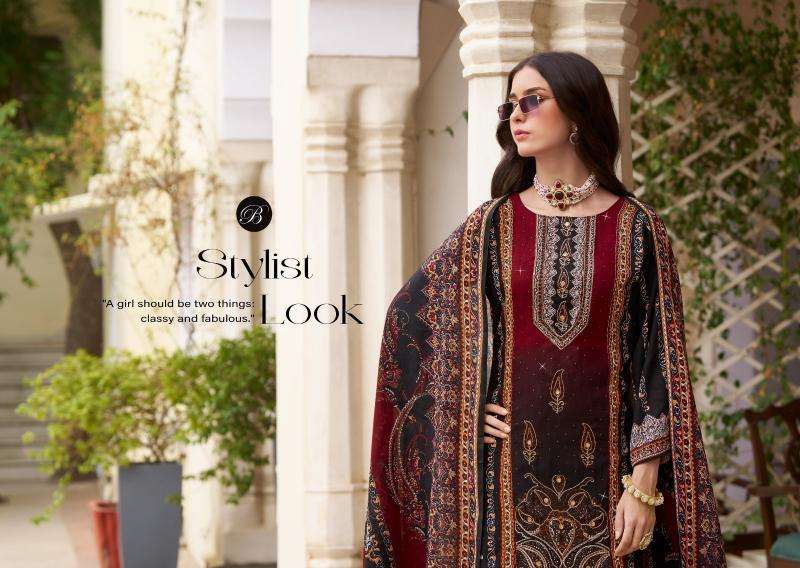 Belliza designer studio shaheen vol 5 Wholesale dress materials for party wear