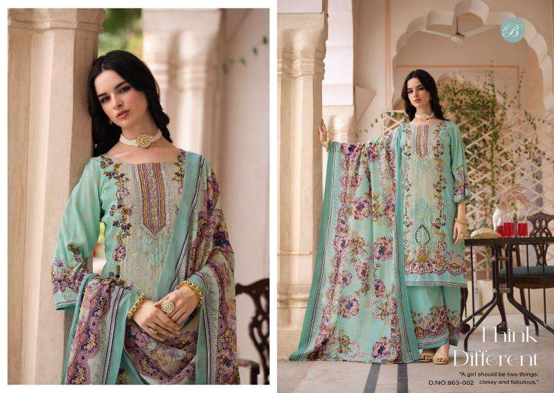 Belliza designer studio shaheen vol 5 Wholesale dress materials for party wear