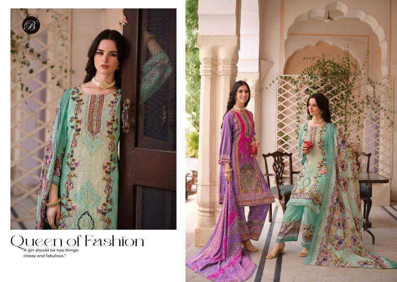 Belliza designer studio shaheen vol 5 Wholesale dress materials for party wear