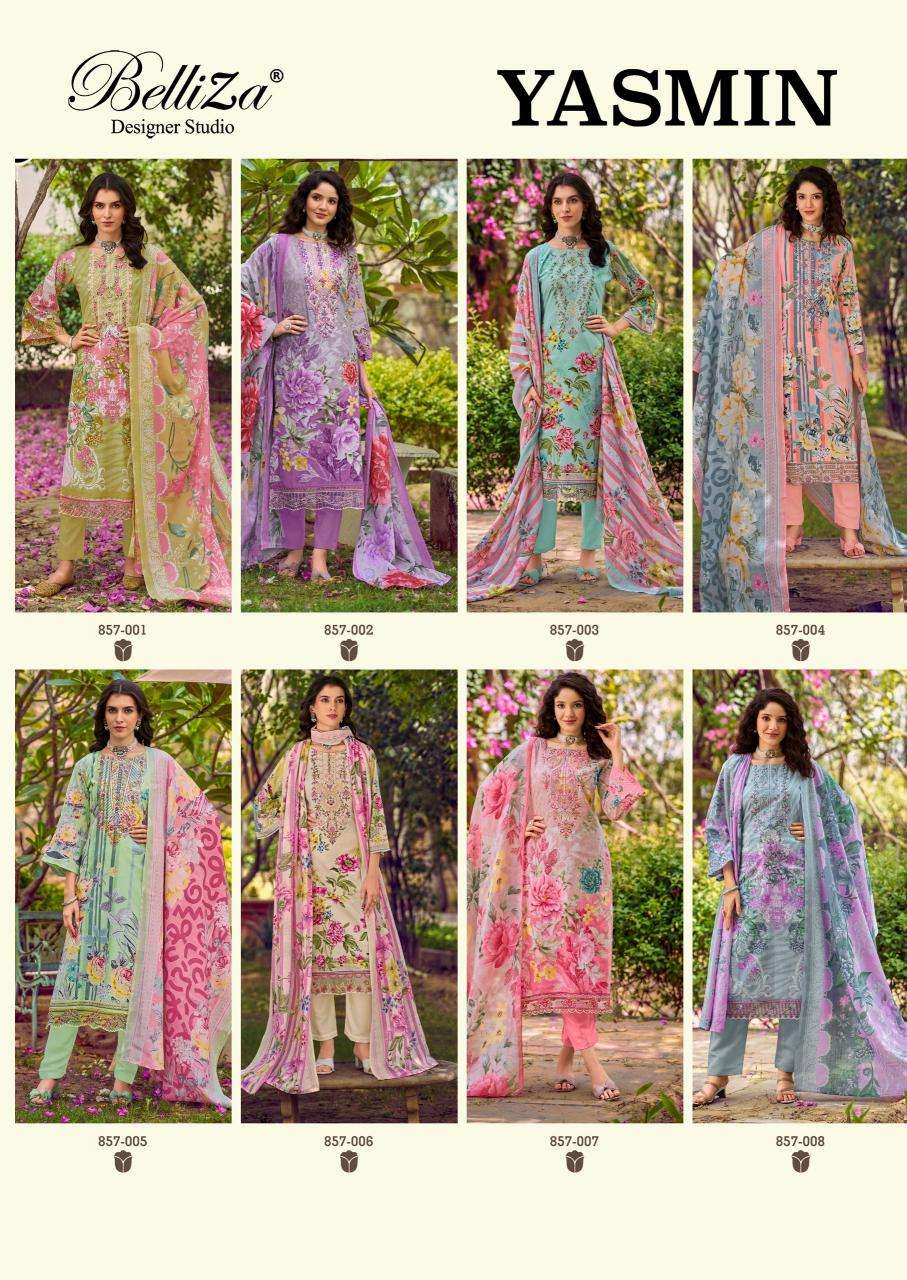 Belliza designer studio yasmin Wholesale dress materials in Surat