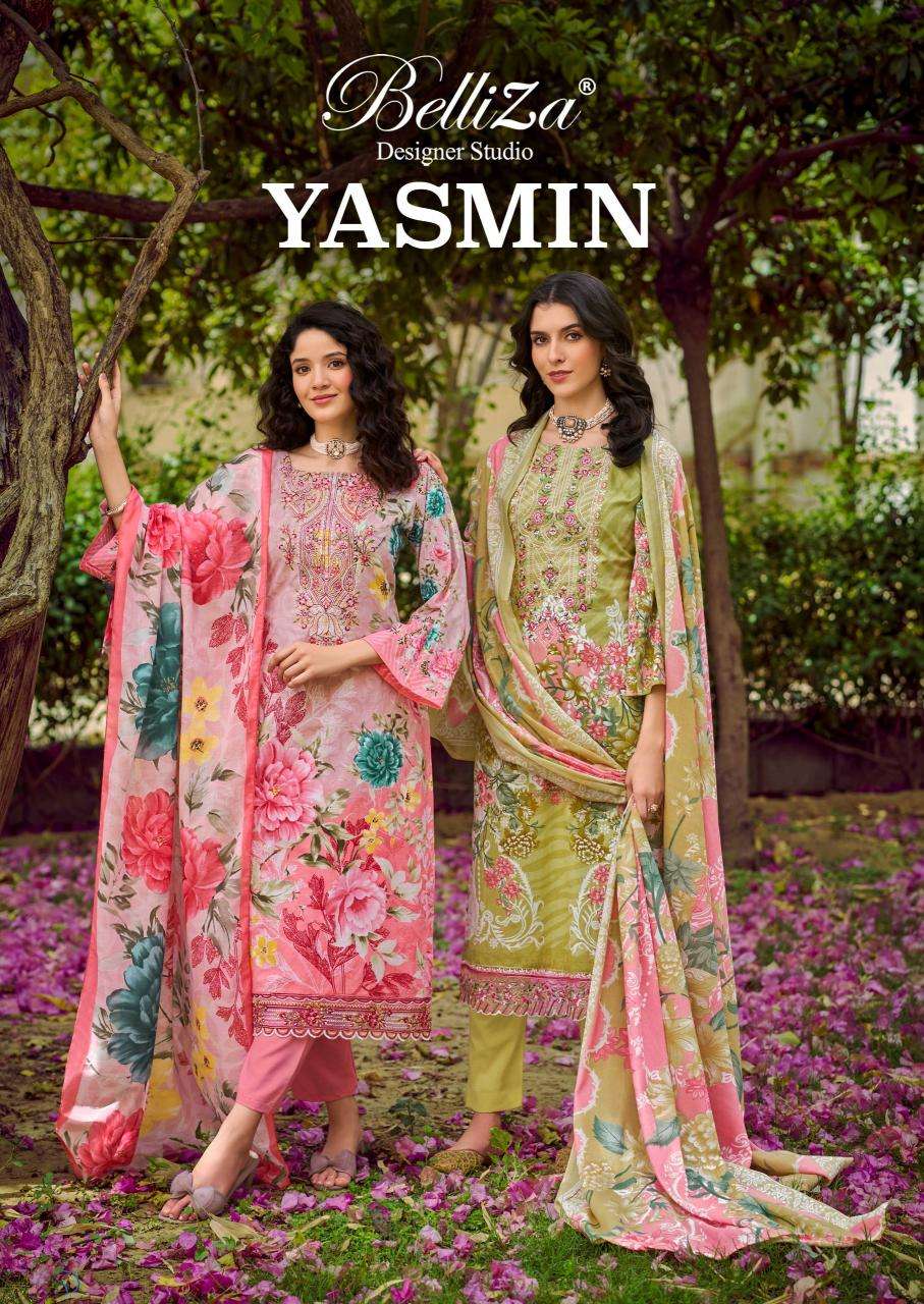 Belliza designer studio yasmin Wholesale dress materials in Surat