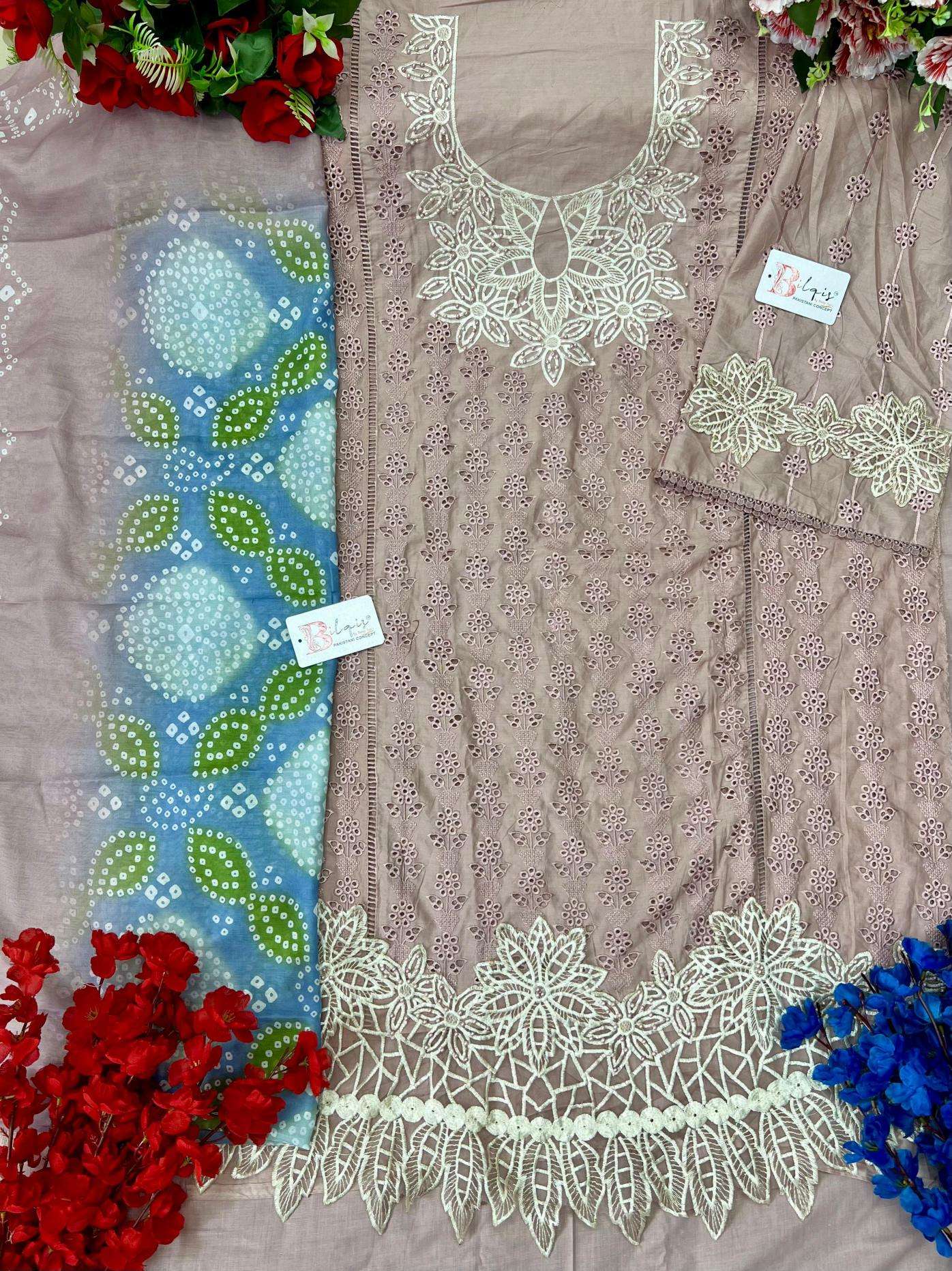 Bilqistm cambric Wholesale dress materials