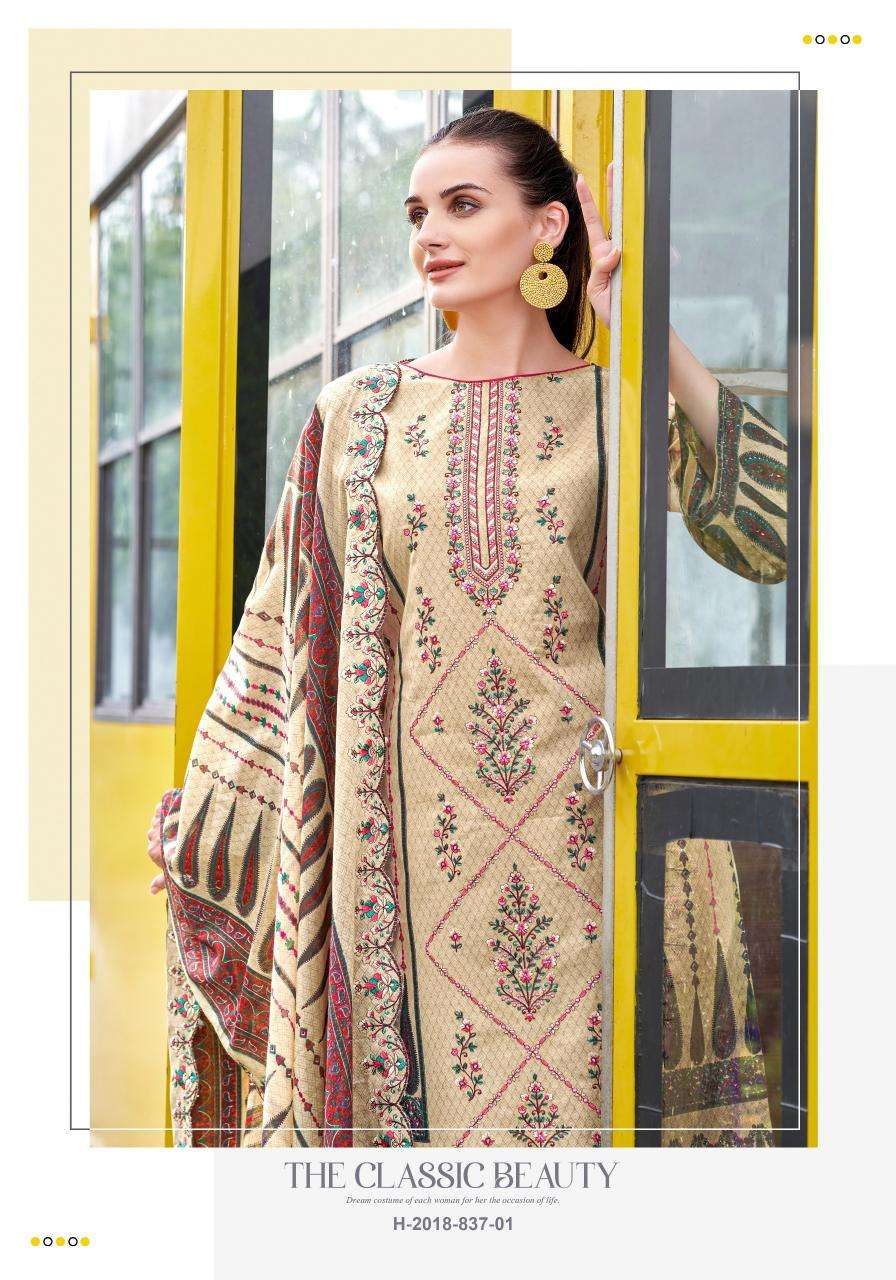 Bin saeed 8 cambric cotton Dress material manufacturers in Delhi