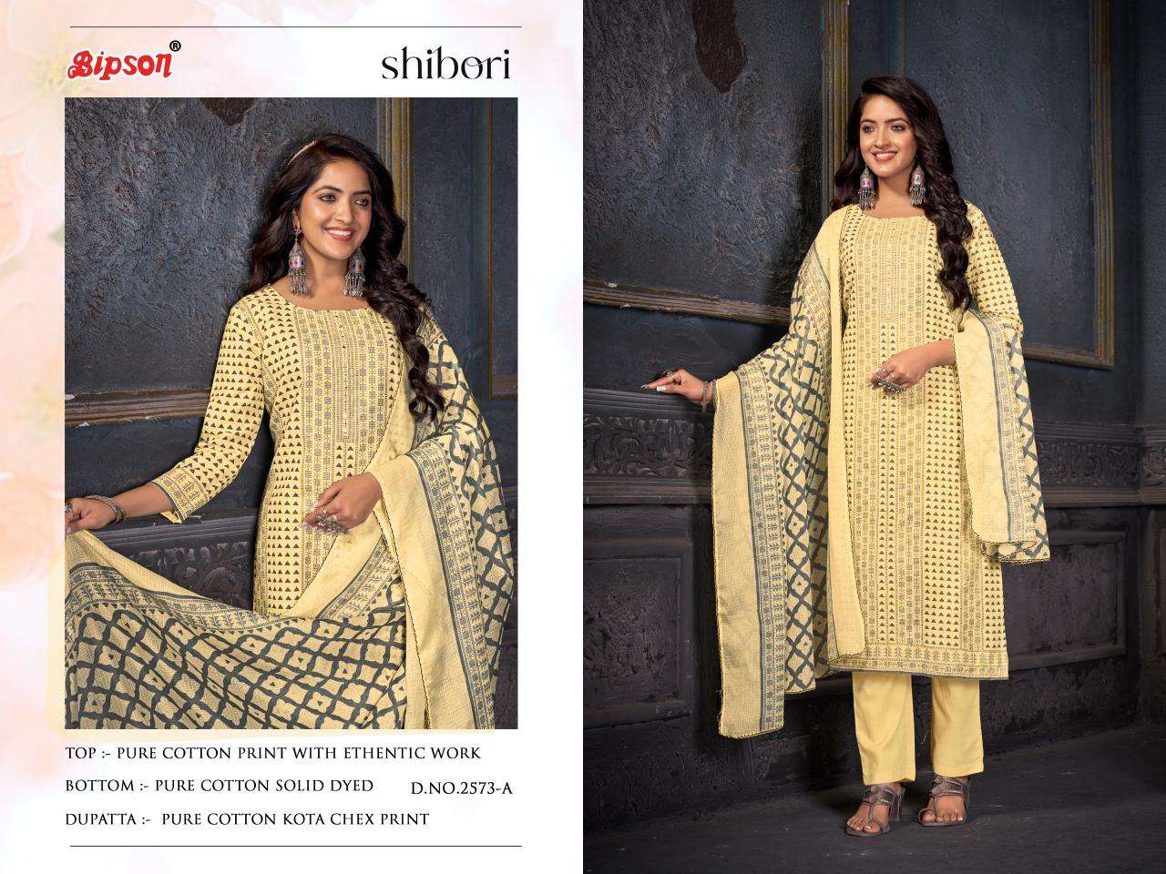 Bipson prints shibori 2573 Dress materials in bulk in Delhi