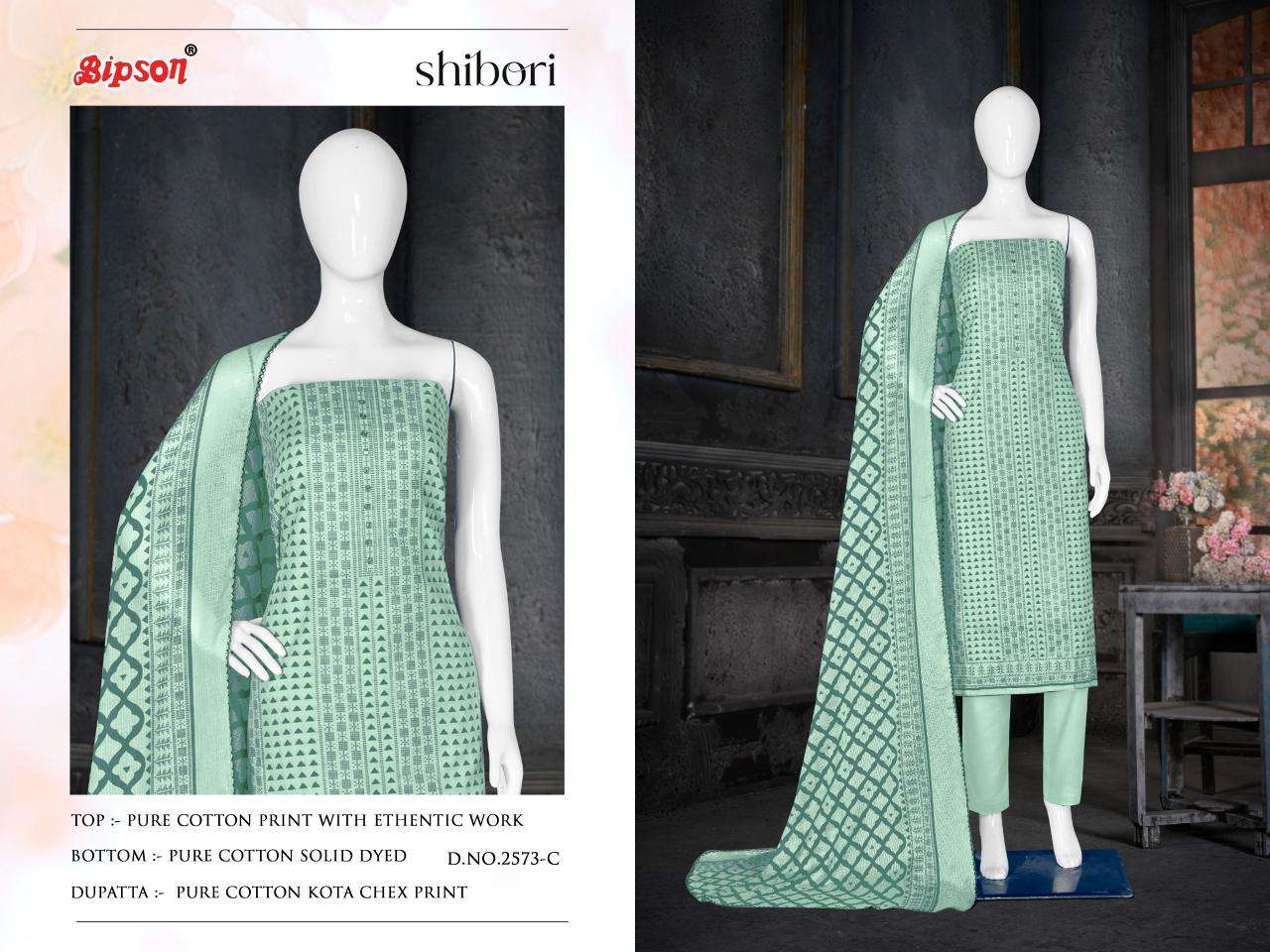 Bipson prints shibori 2573 Dress materials in bulk in Delhi