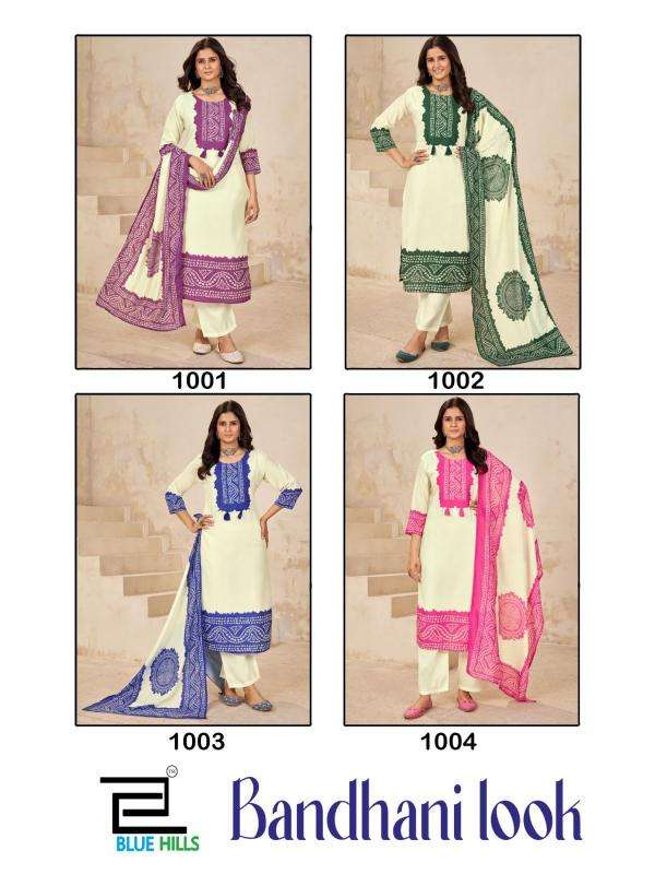 Blue hills bhandani look Wholesale Kurti Suppliers in Surat