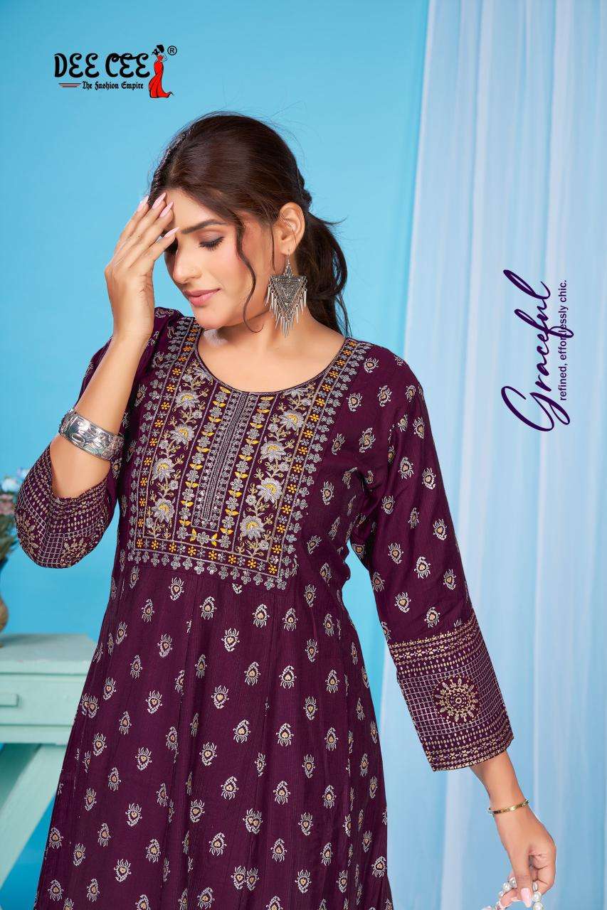 Deecee nithya indian chikan kurtis