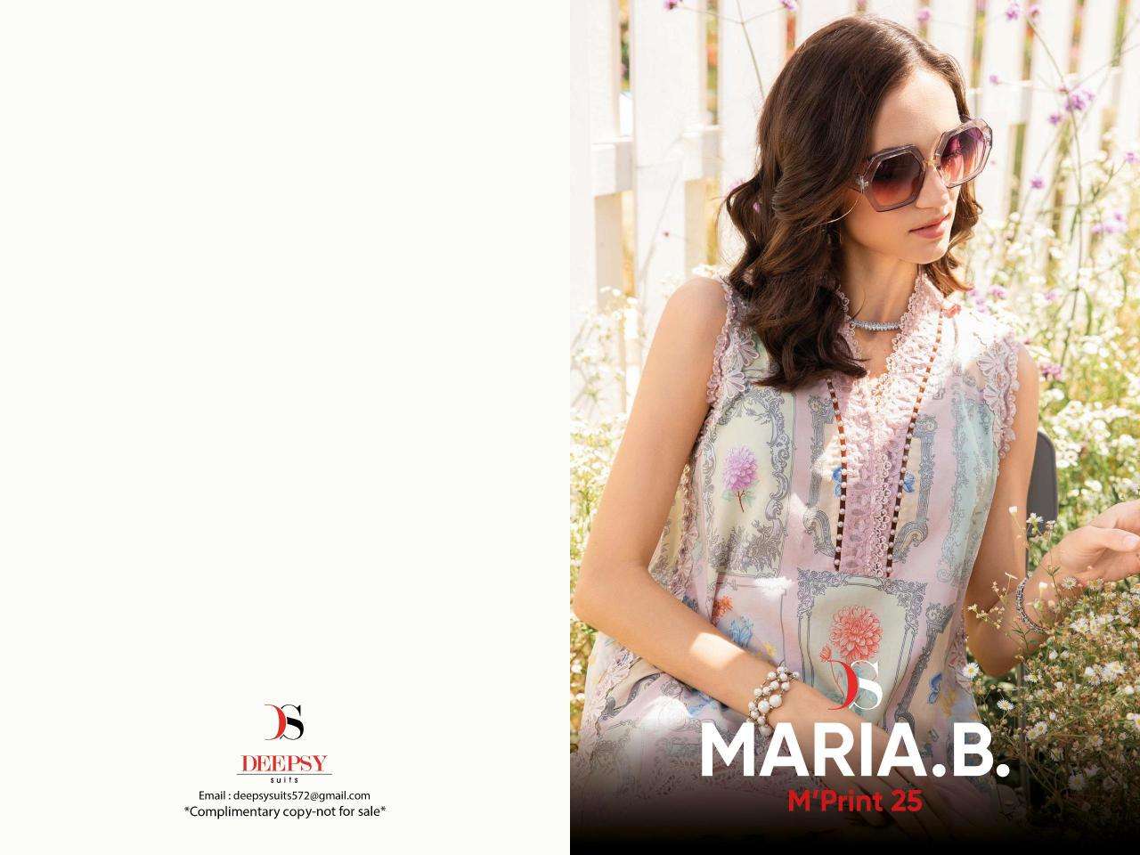 DEEPSY SUITS MARIA B.Mprint 25 Wholesale dress materials for boutique