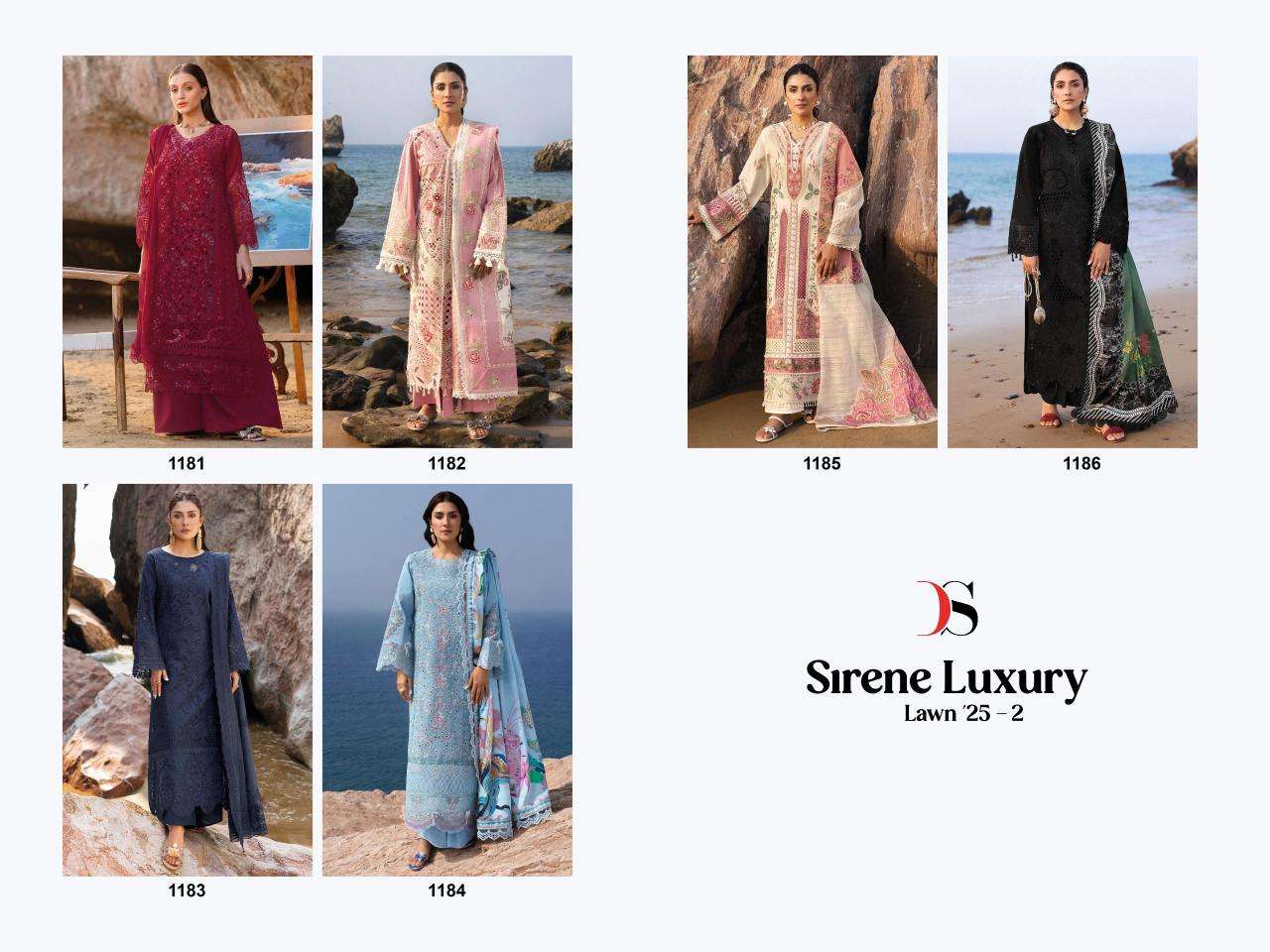 Deepsy suits sirene luxury lawn 25-2 Wholesale dress materials for boutiques