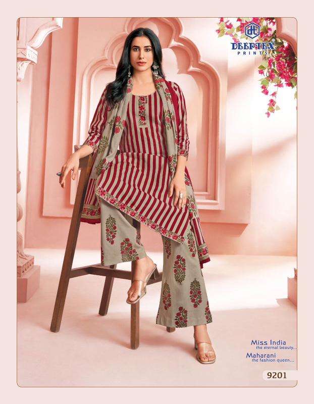 Deeptex miss india vol-92 Dress material supplier in Gujarat