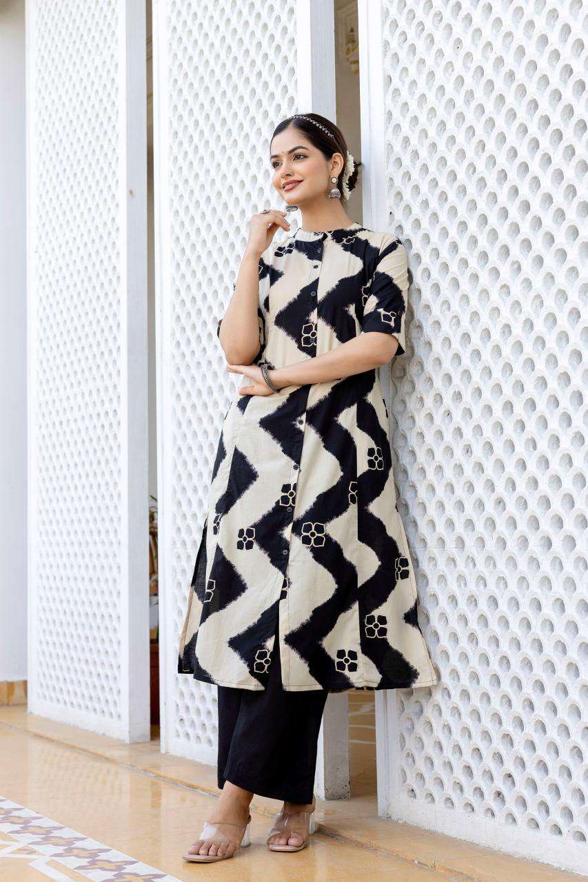 Designer abstract digital print coord set Ladies Kurti wholesalers in Chennai