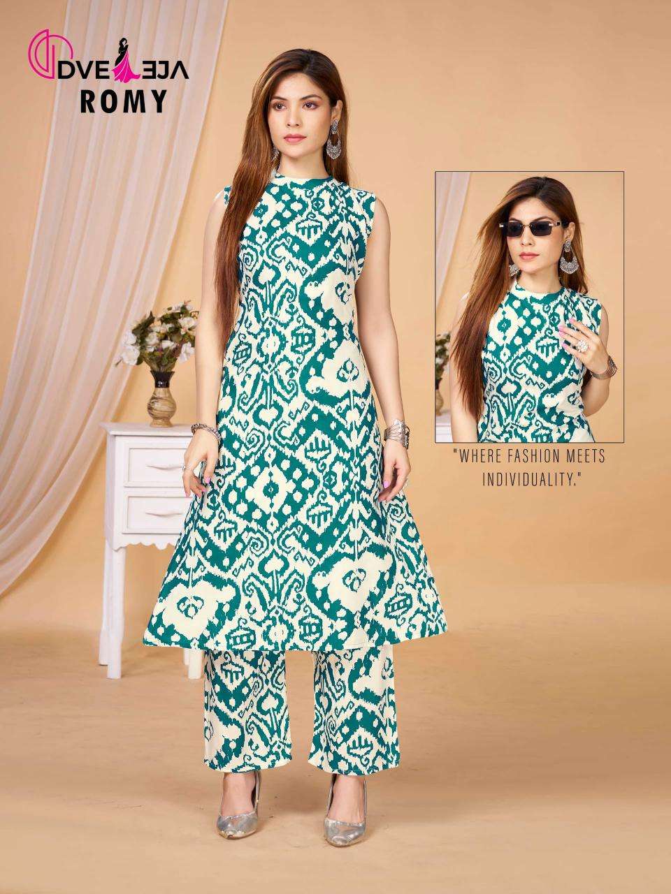Dveeja fashion romi Kurti exporters in Hyderabad