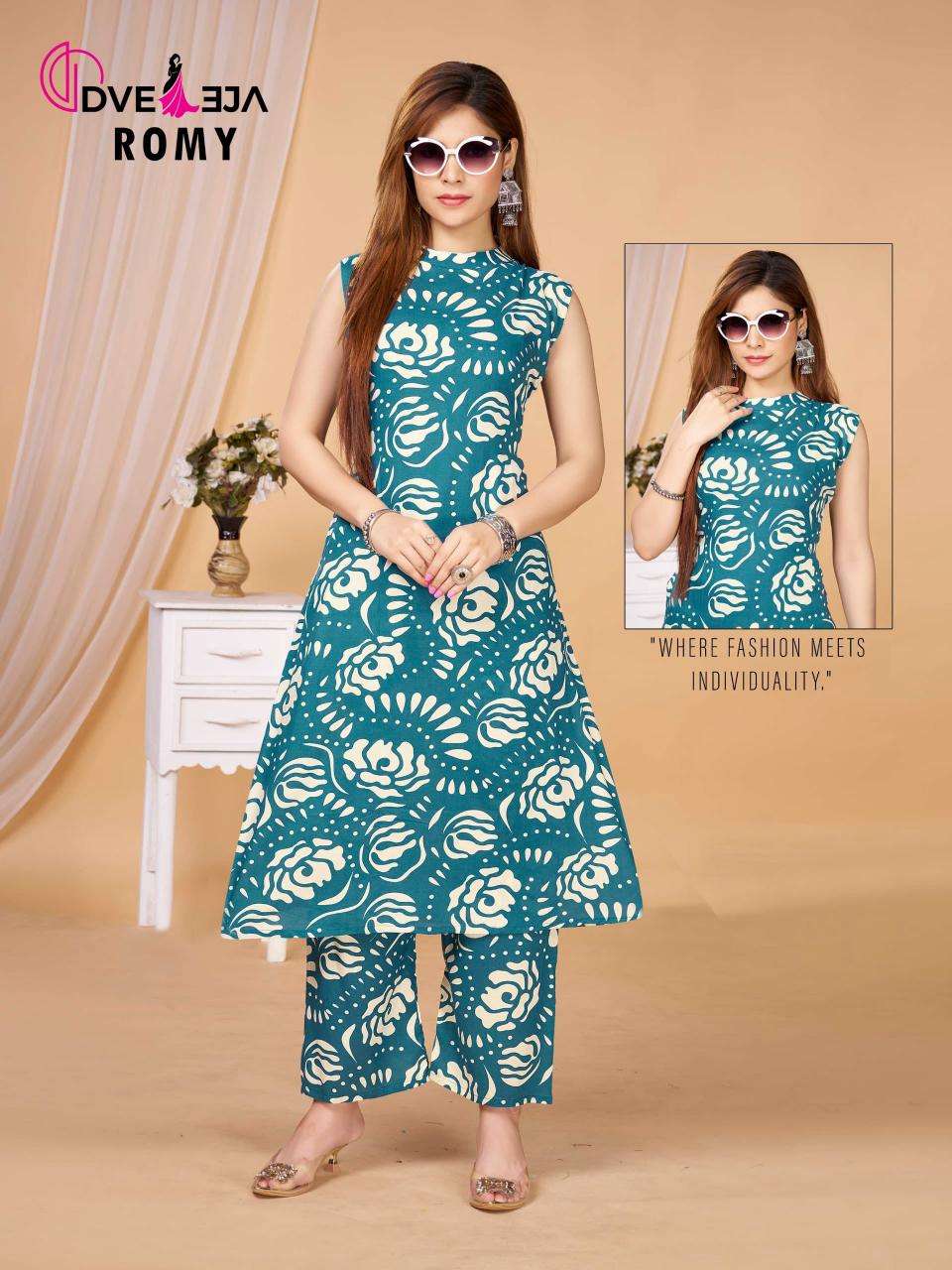 Dveeja fashion romi Kurti exporters in Hyderabad