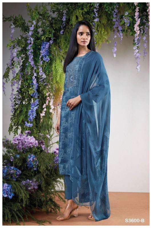 Ganga anoura 3600 Surat dress materials wholesale market