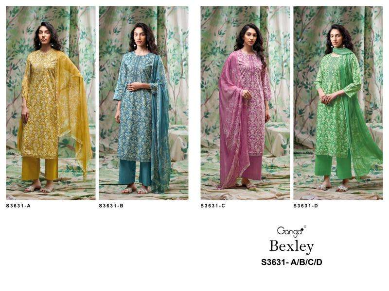 Ganga bexley 3631 Wholesale dress materials dealer in Hyderabad