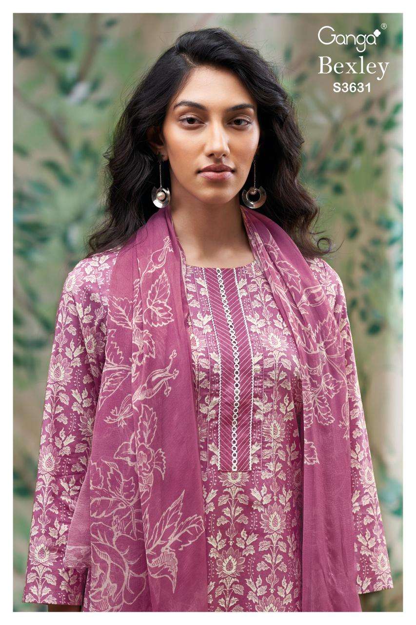 Ganga bexley 3631 Wholesale dress materials dealer in Hyderabad
