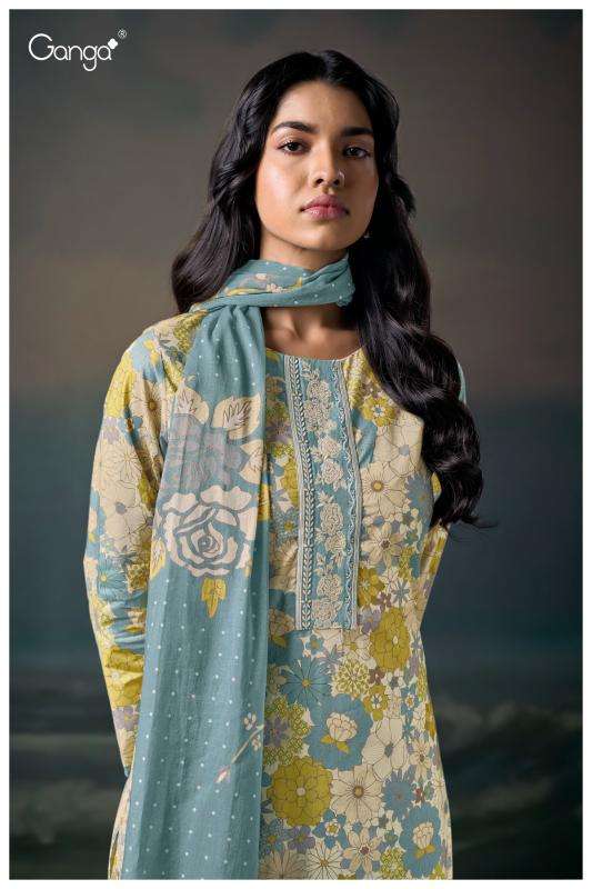 Ganga chahana 3629 Dress material manufacturers in Kolkata