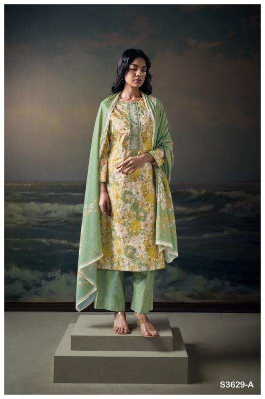 Ganga chahana 3629 Dress material manufacturers in Kolkata