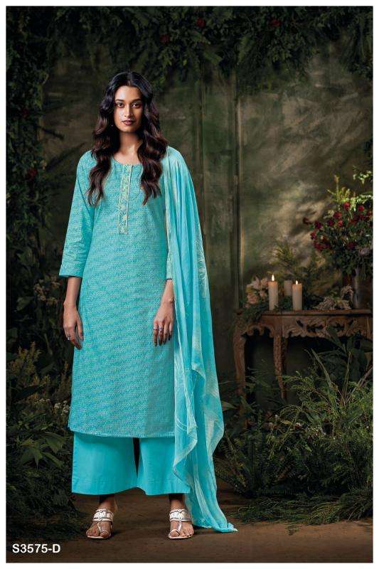 Ganga delia 3575 Wholesale dress materials