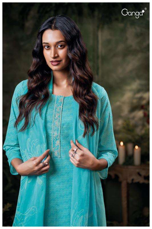 Ganga delia 3575 Wholesale dress materials