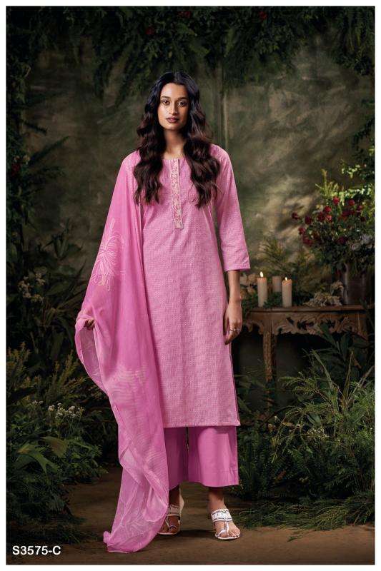 Ganga delia 3575 Wholesale dress materials