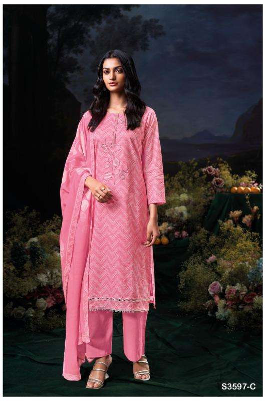 Ganga divita 3597 Surat dress materials online
