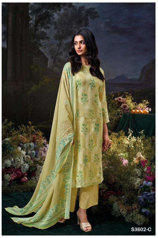 Ganga gigi 3602 Dress materials wholesale supplier
