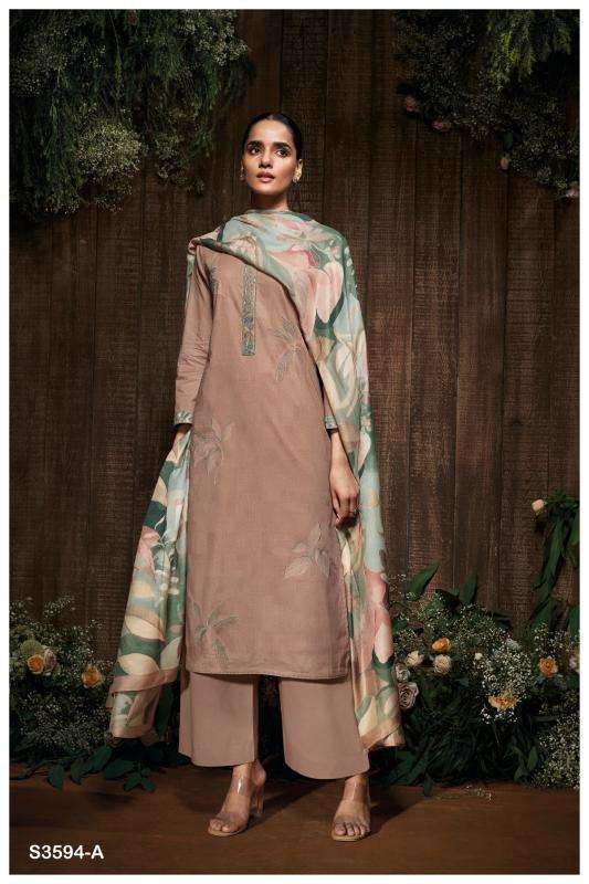 Ganga gitali 3594 Dress material manufacturers in Mumbai