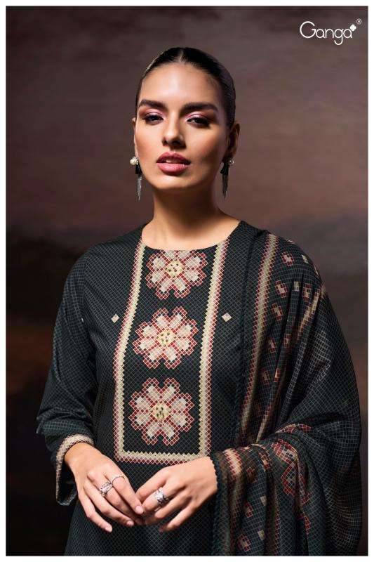 Ganga gulzara 3687 Designer dress materials in Mumbai