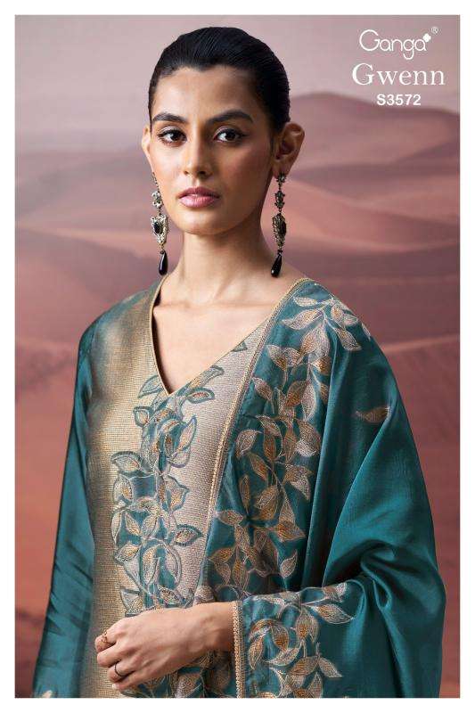 Ganga gwenn 3572 Online dress material shopping