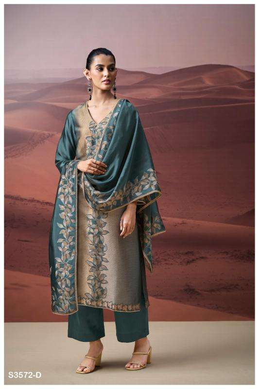 Ganga gwenn 3572 Online dress material shopping