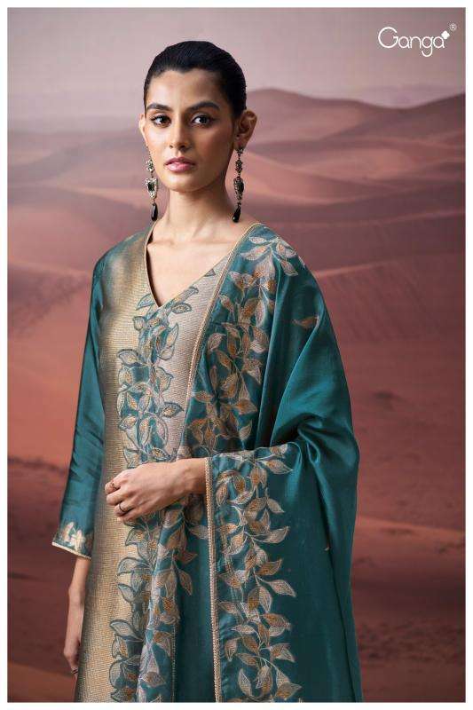 Ganga gwenn 3572 Online dress material shopping