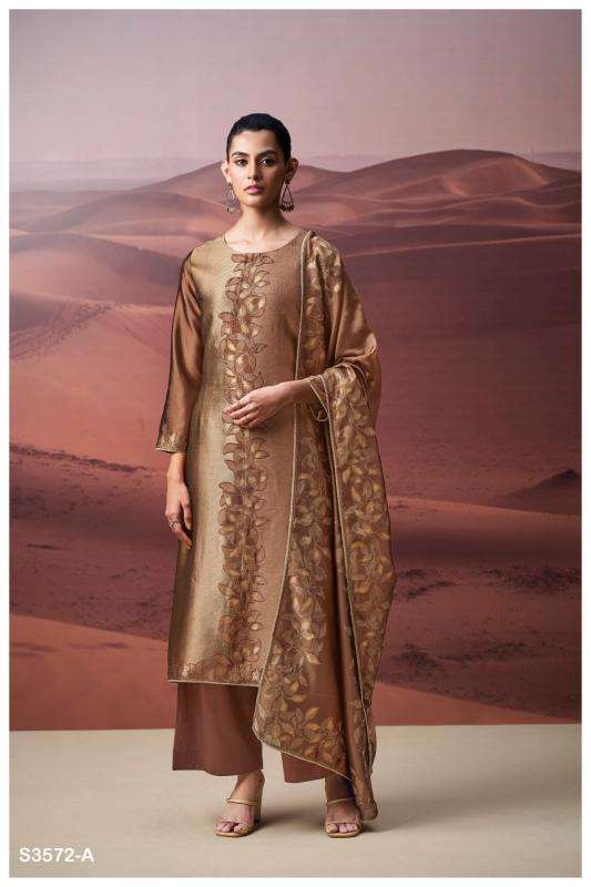 Ganga gwenn 3572 Online dress material shopping