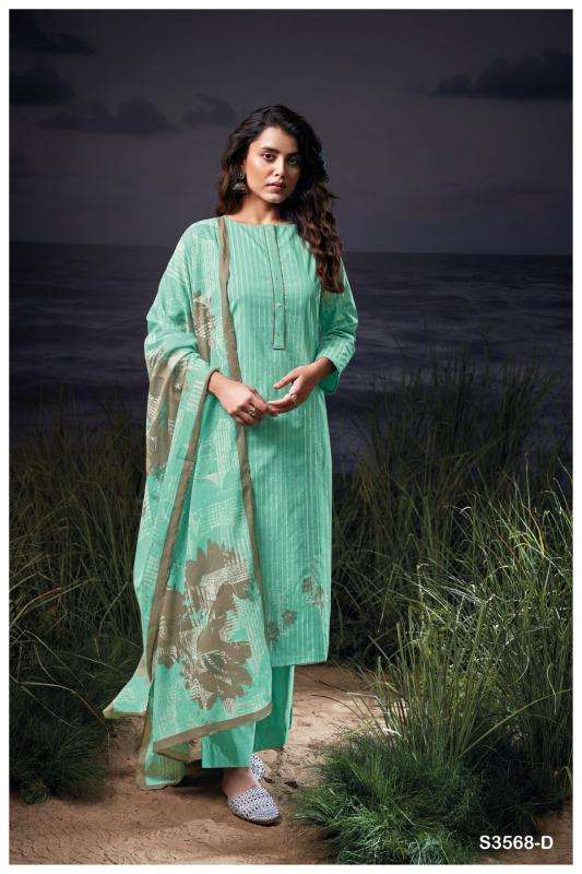 Ganga hadiya 3568 Dress material wholesaler in Kolkata