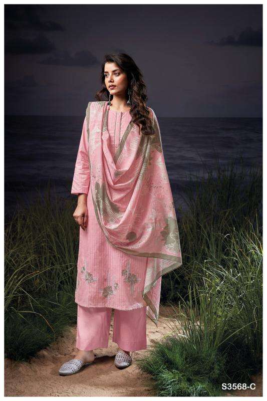 Ganga hadiya 3568 Dress material wholesaler in Kolkata